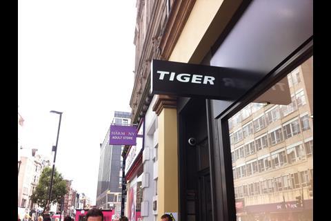 Tiger store on Oxford St